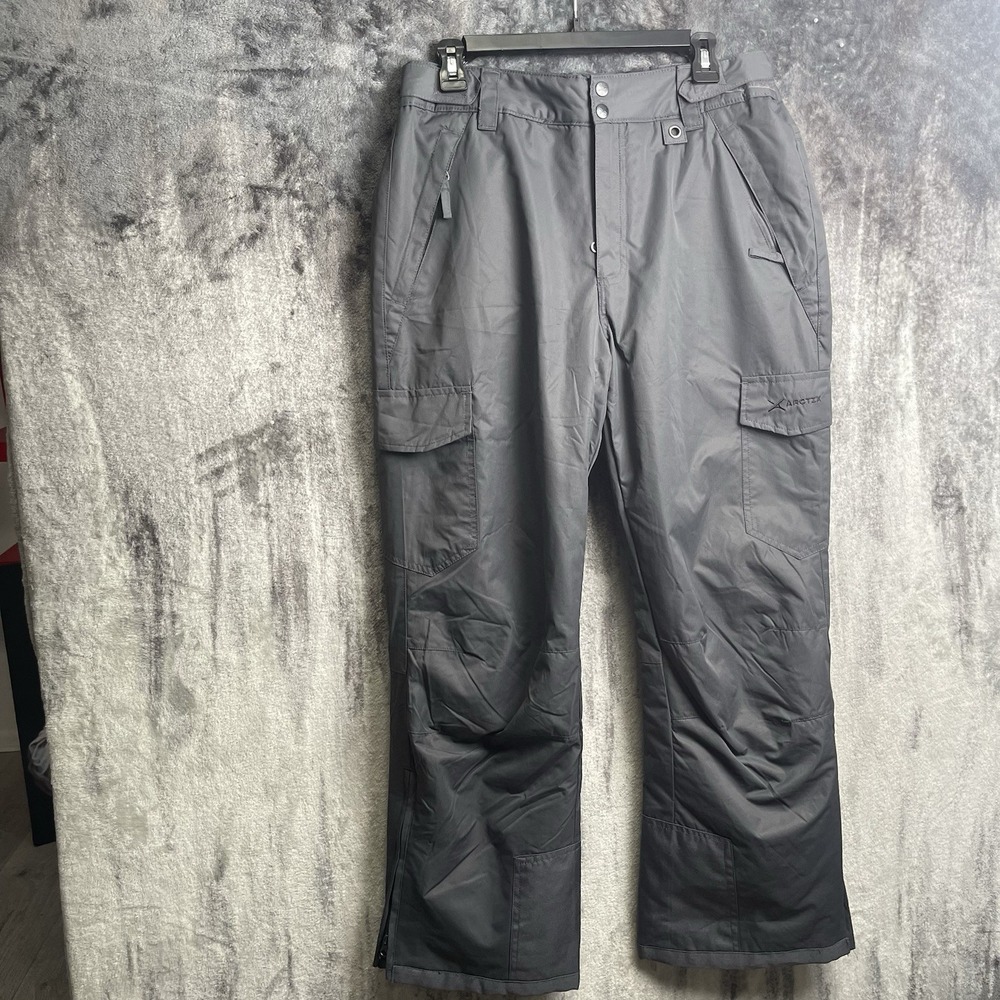 Arctix  5K  NWOT Men's Snow Pants Size Medium 32-34  32L  Black Cargo Pockets